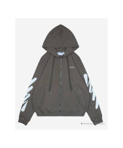 Off White Hoodie S22 Grey