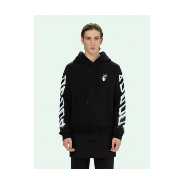 Off White Hoodie Black BC