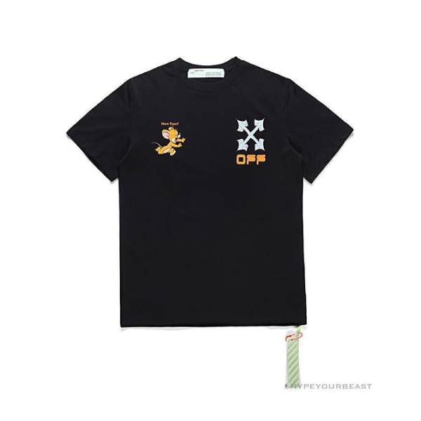 OFF-WHITE Handsome Jerry Arrow Tee Shirt 'BLACK'