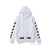 Off White Hoodie White & Black