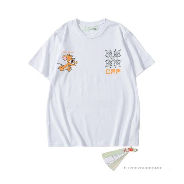 OFF-WHITE Jerry Move Faster Tee Shirt 'WHITE'