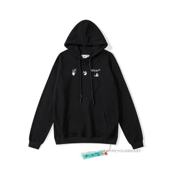 Off-White Green Hoodie - Black