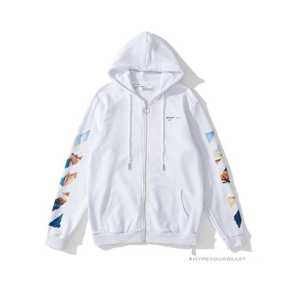 Off White Hoodie White Sail