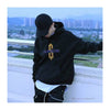 Supreme Hoodie Black Gold S Purple