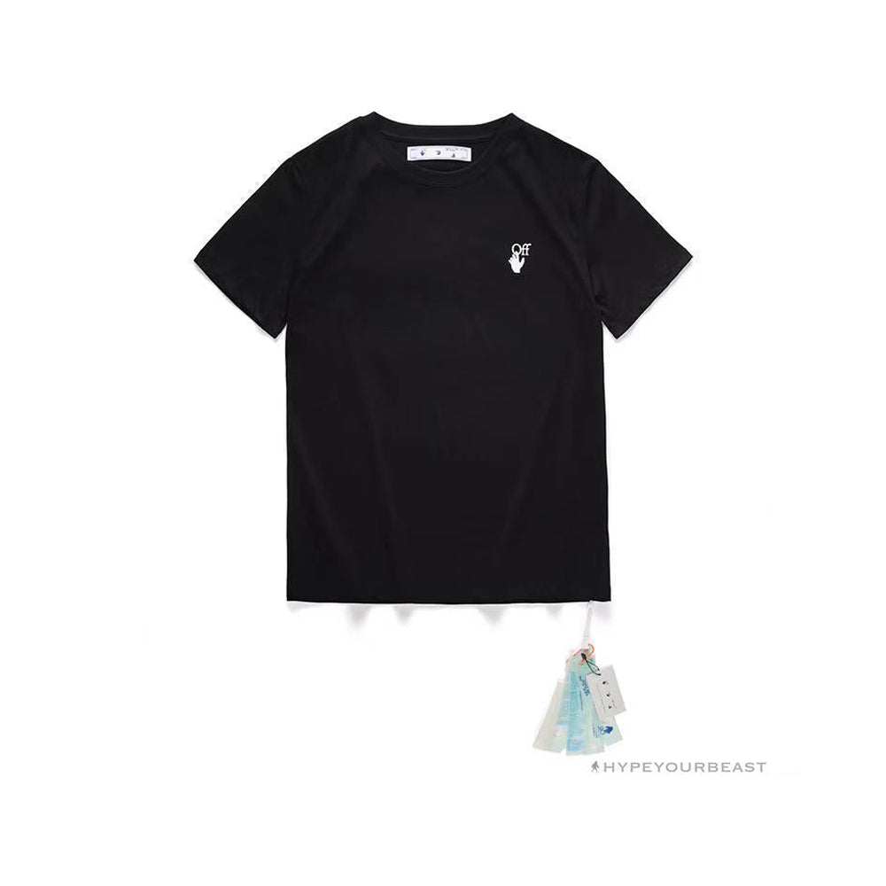 OFF-WHITE Hand Shake Tee Shirt 'BLACK'