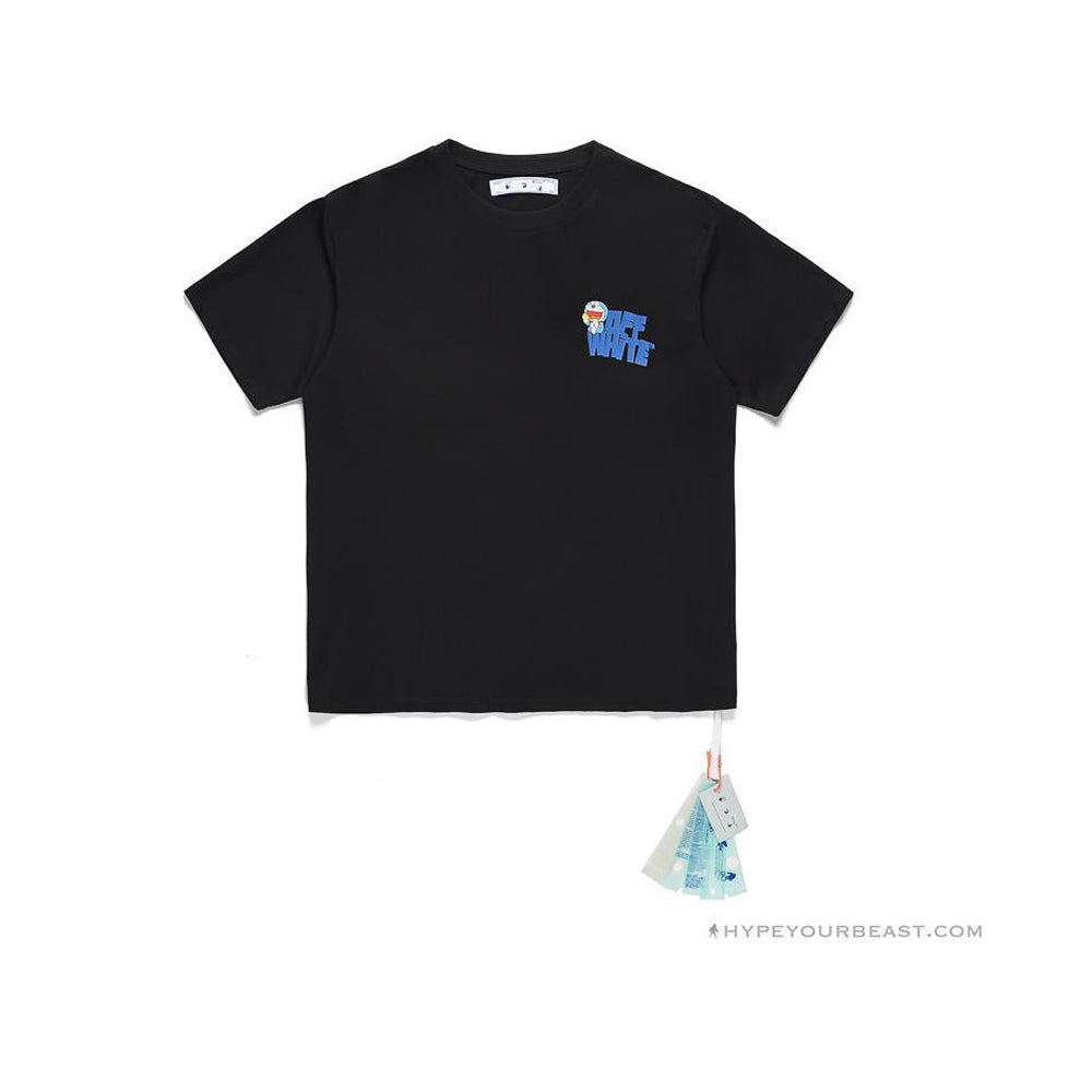 OFF-WHITE Doraemon Stereo Arrow Tee Shirt BLACK