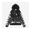 Off White Galaxy Hoodie Black