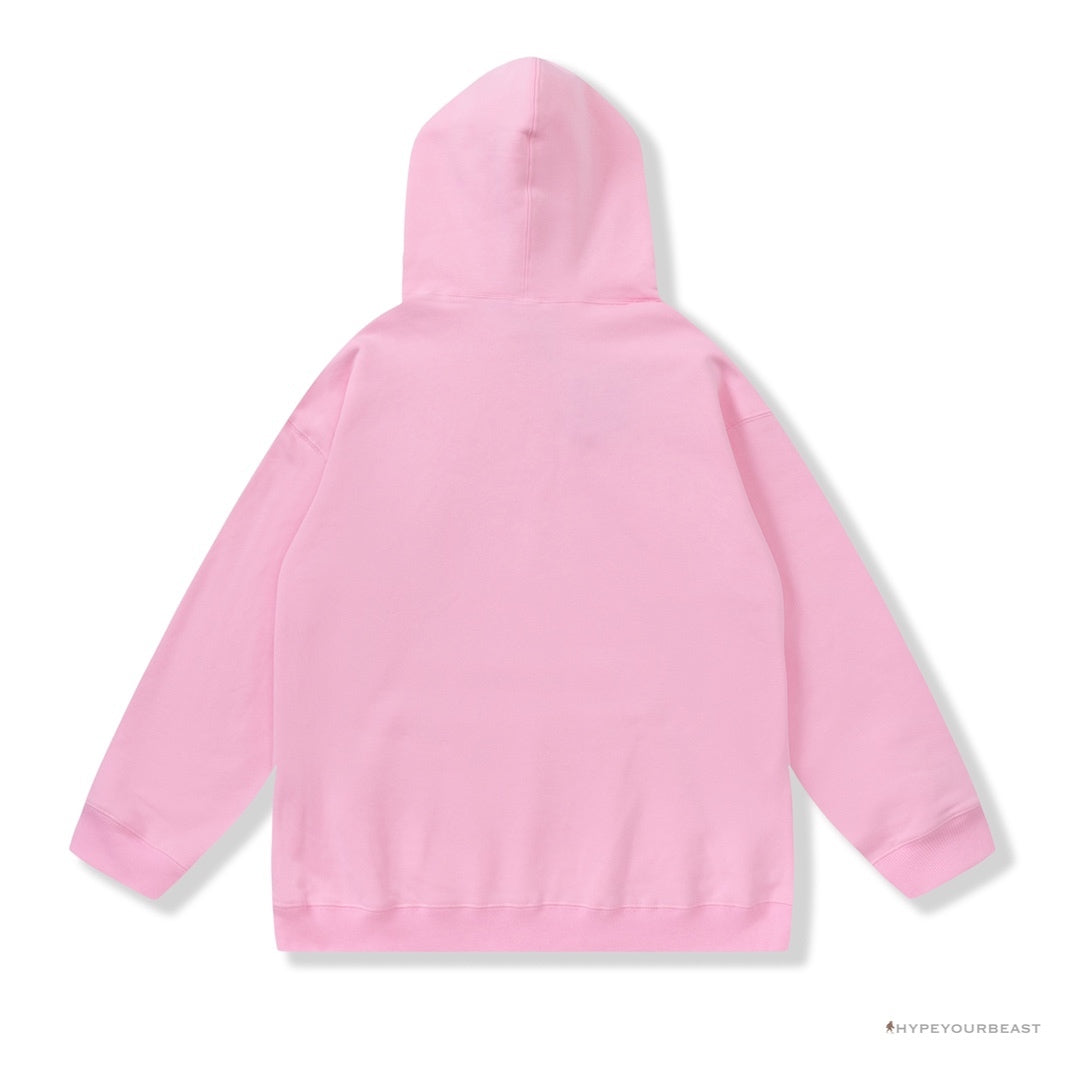 Supreme X Brbrry Box Logo Hoodie Pink