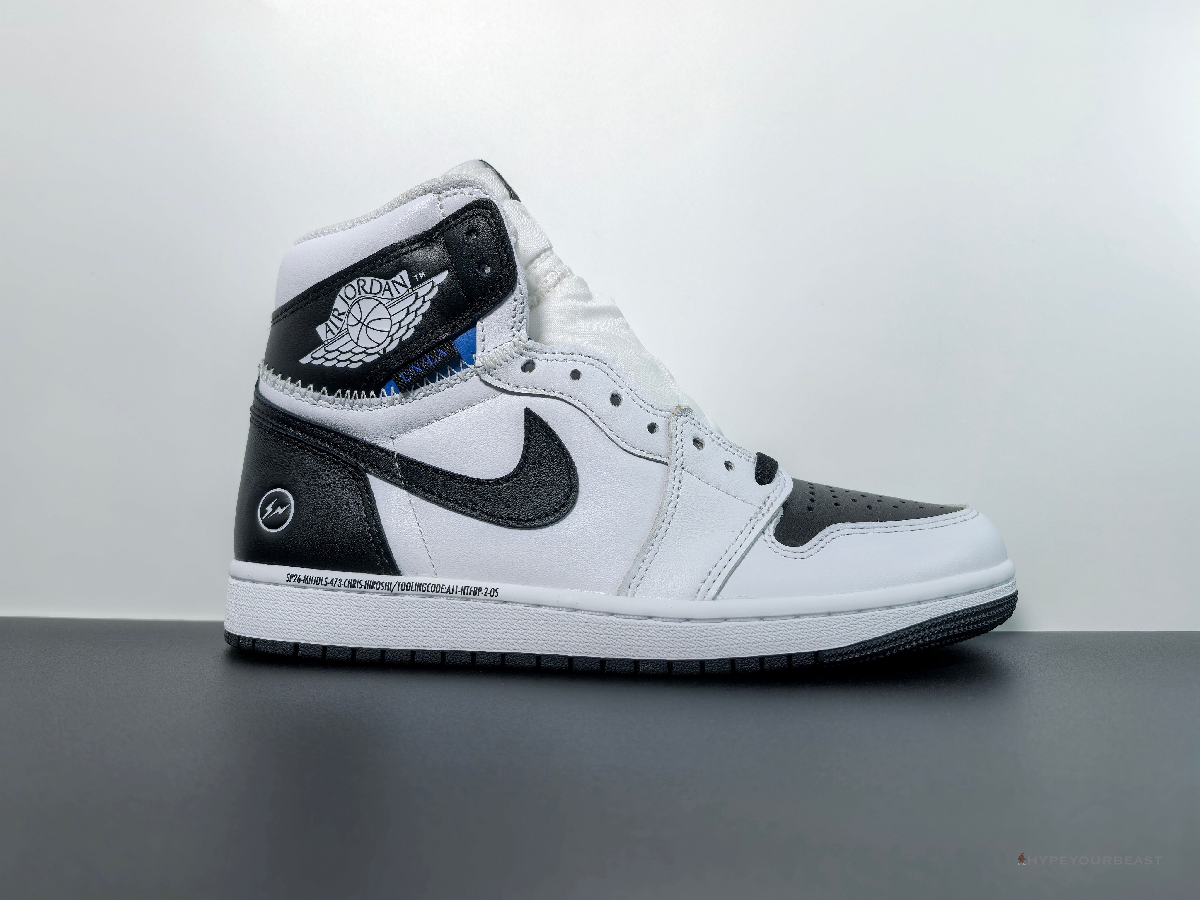 Jordam 1 Retro High OG 'Fragment X Union LA White Black'