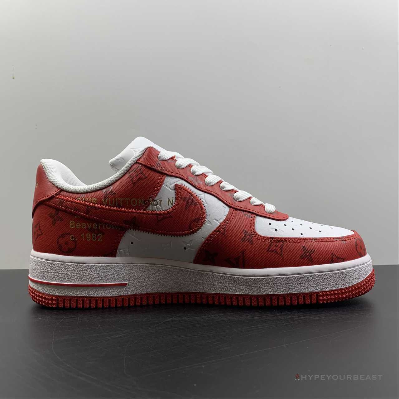 Nike Air Force 1 Low 'LV Monogram Red Off-White'