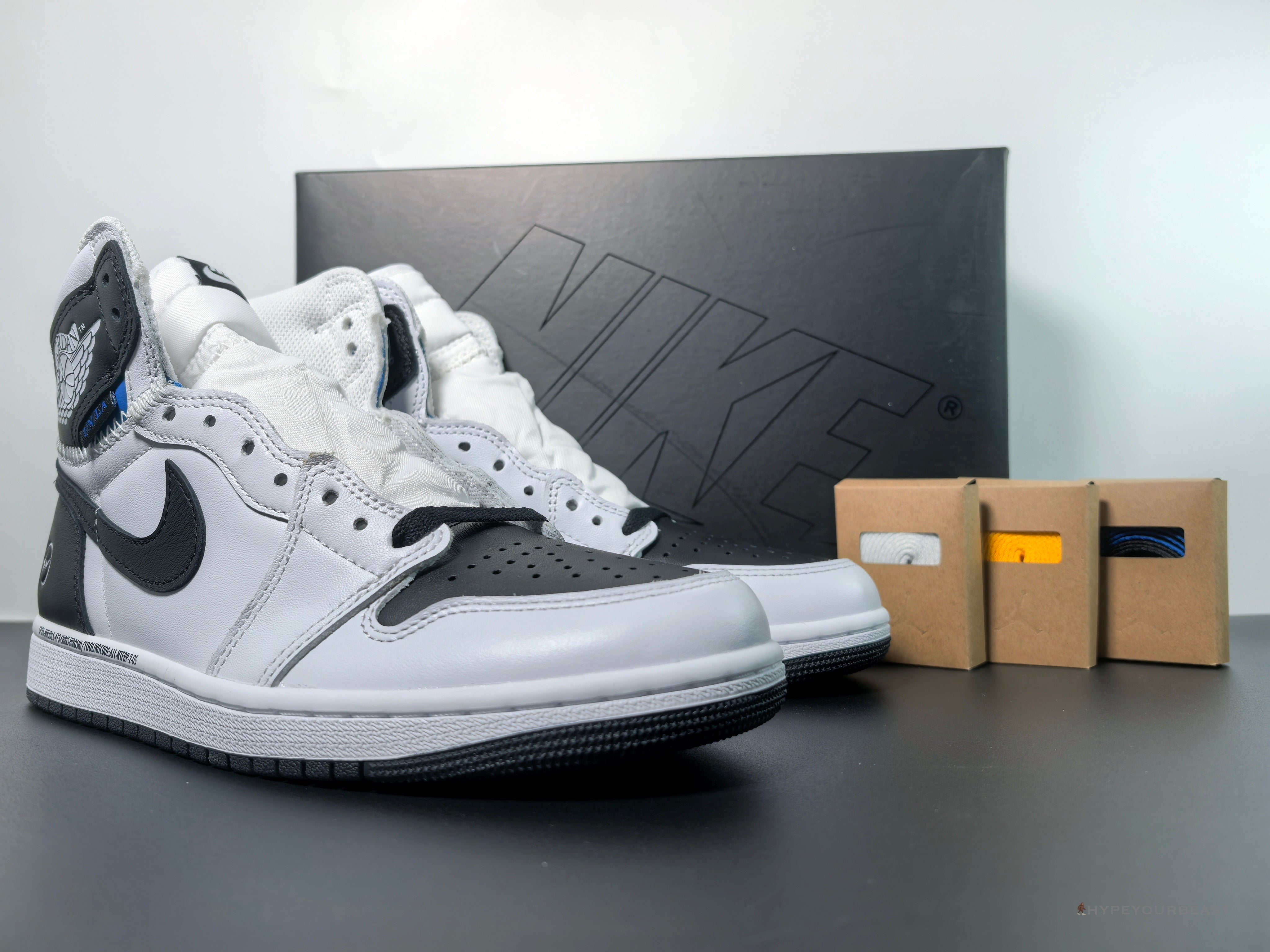 Jordam 1 Retro High OG 'Fragment X Union LA White Black'