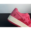 A Bathing Ape Bape Sta Pink Suede Shoes