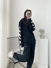 Off White Black Hoodie 22FW