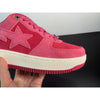 A Bathing Ape Bape Sta Pink Suede Shoes