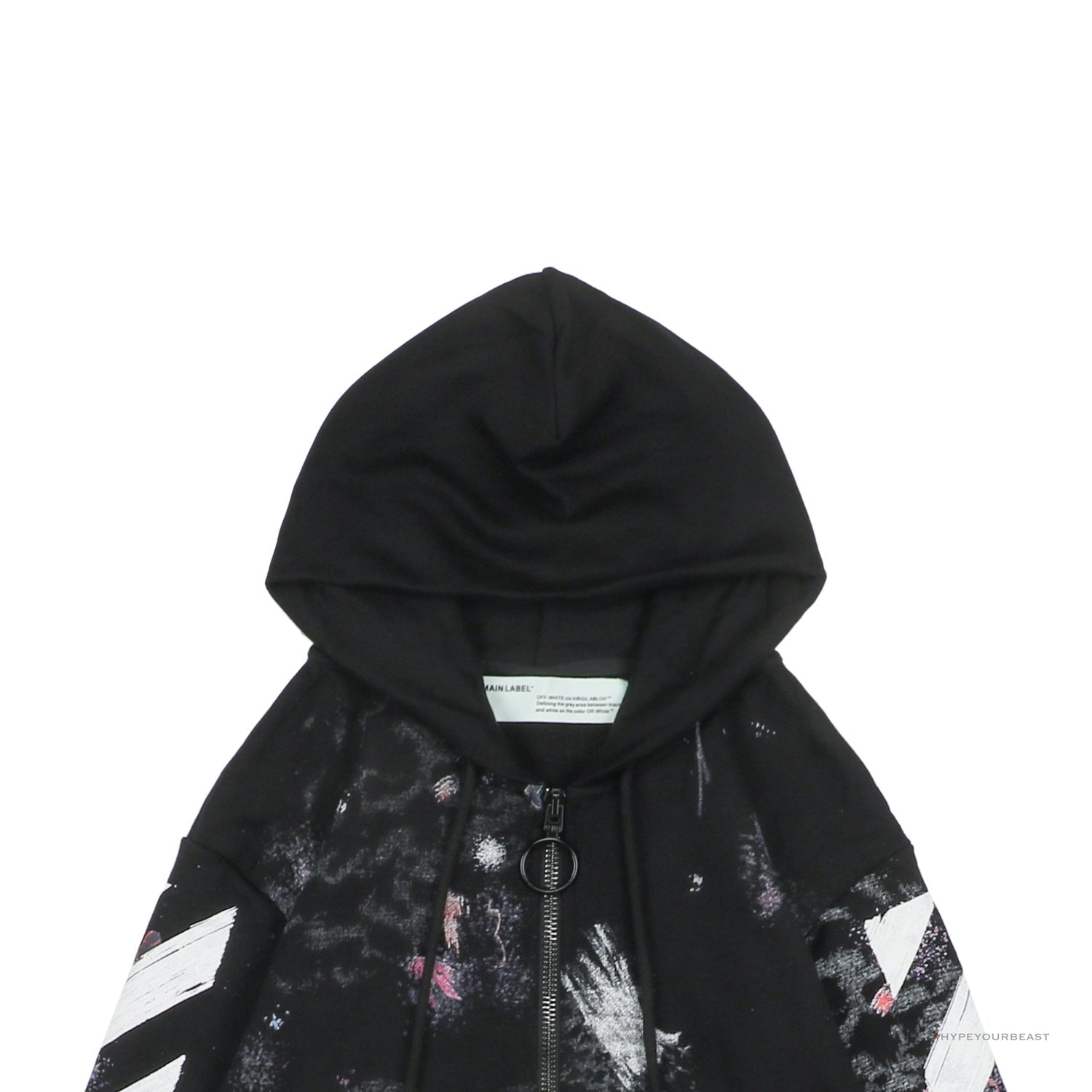 Off White Galaxy Hoodie Black