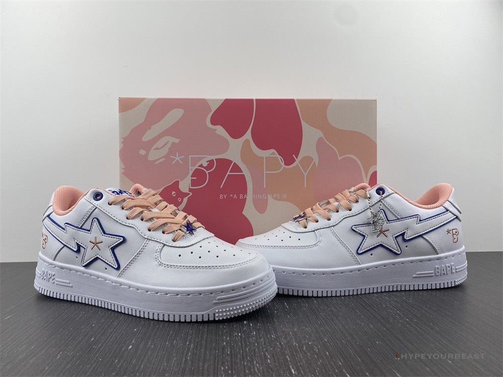 A Bathing Ape Bape Sta 'Bapy White Pink