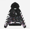 Off White Galaxy Hoodie Black