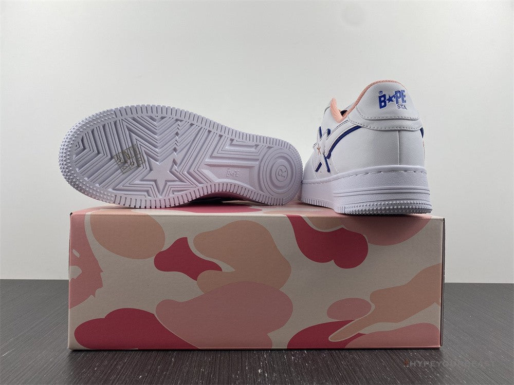 A Bathing Ape Bape Sta 'Bapy White Pink