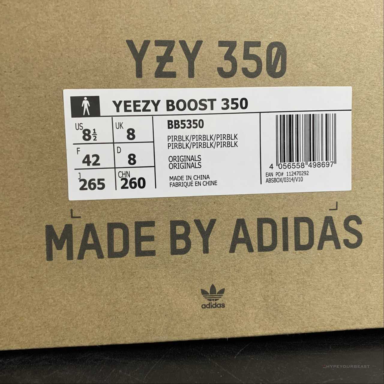 Adidas Yeezy Boost 350 'Pirate Black'