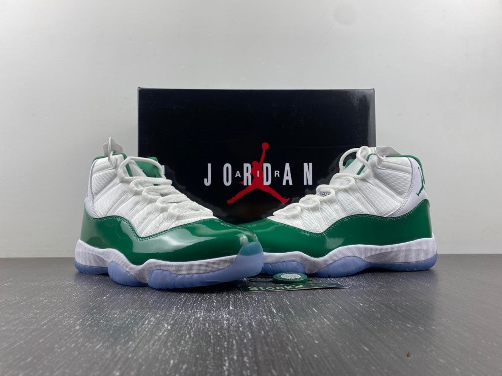 Air Jordan 11 High 'Green White'