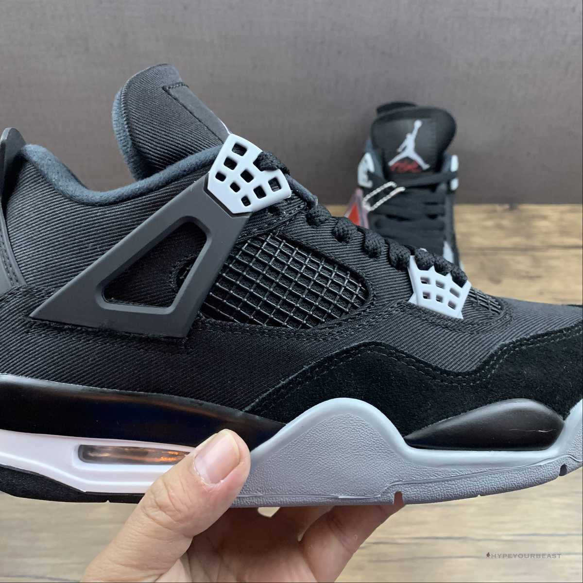 Air Jordan 4 'Black Canvas'