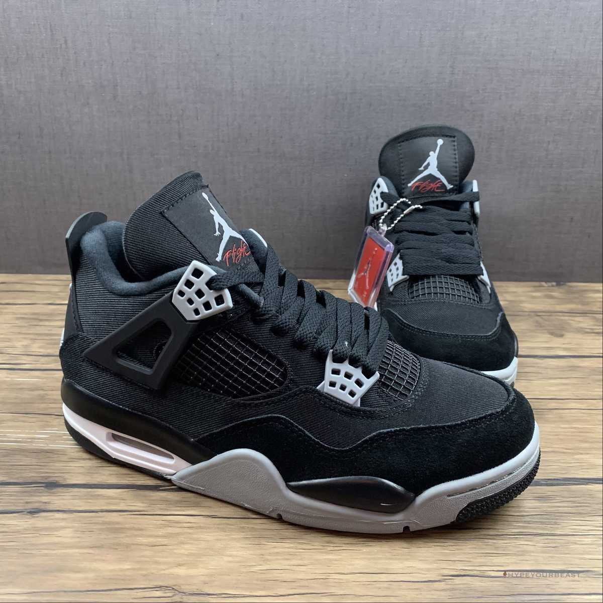 Air Jordan 4 'Black Canvas'