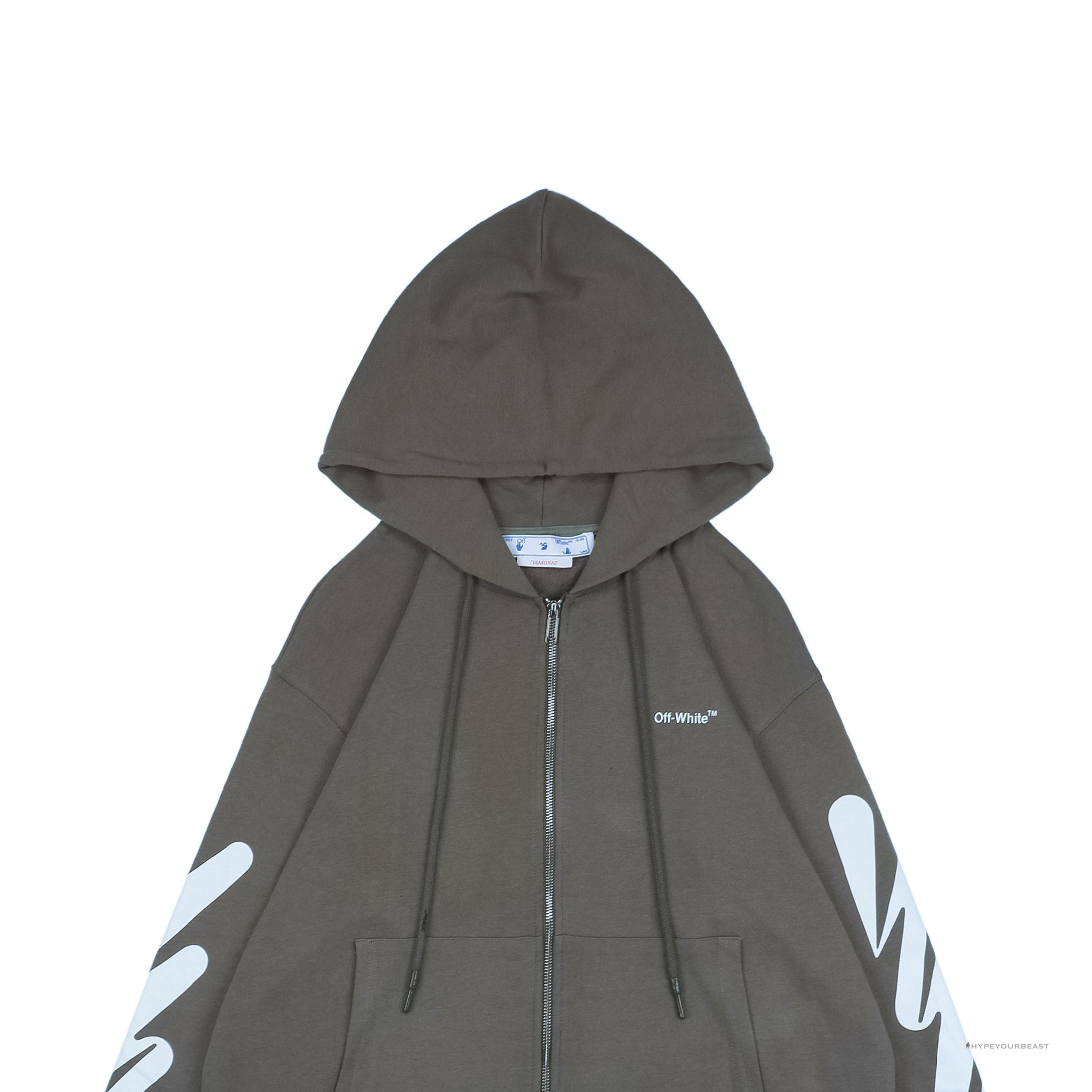 Off White Hoodie S22 Grey