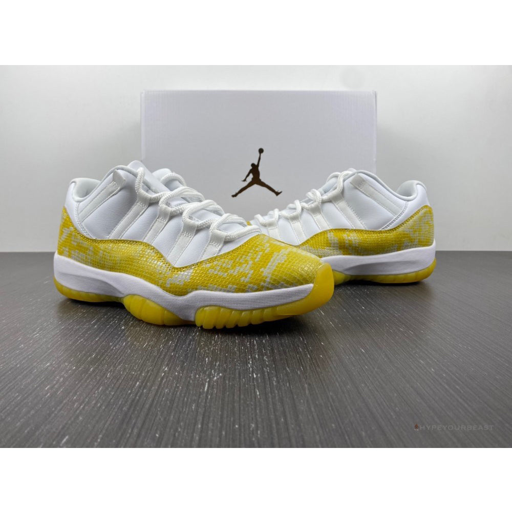 Air Jordan 11 Low 'Yellow Snakeskin'