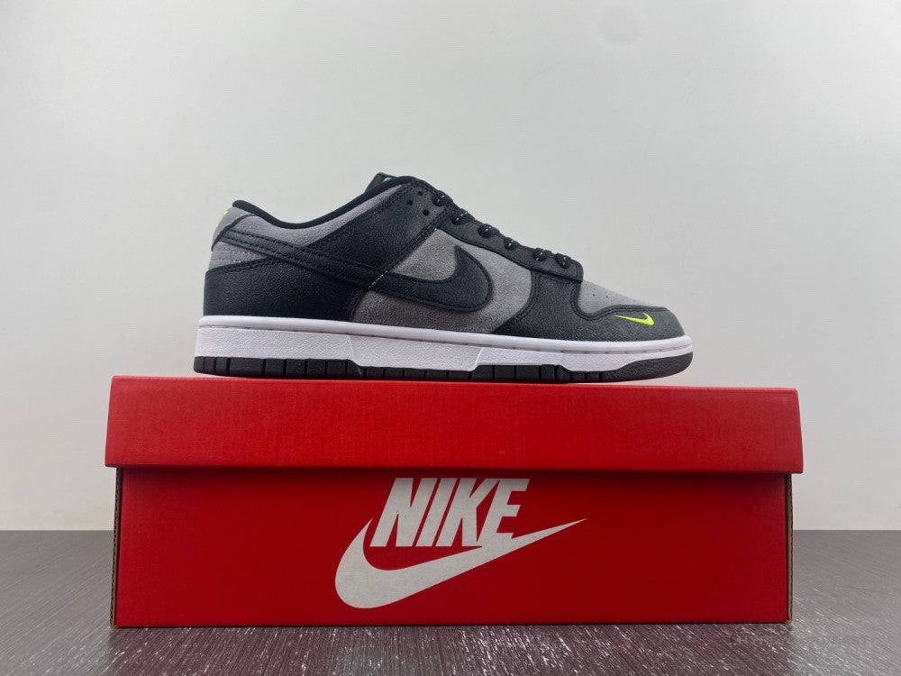 Nike Dunk Low Black Neon Green