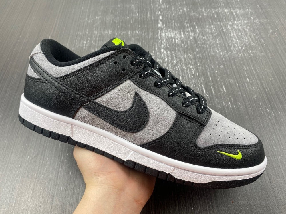 Nike Dunk Low Black Neon Green