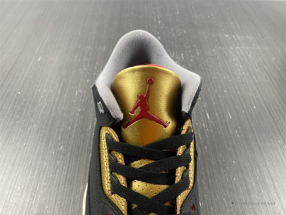 Air Jordan 3 'Black Cement Gold'