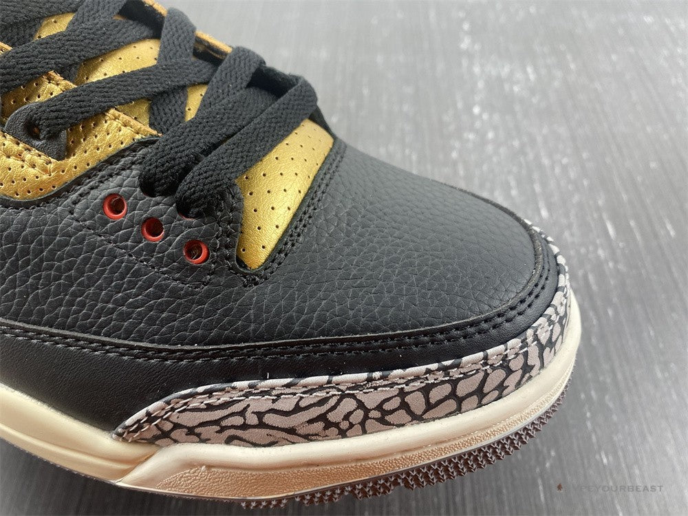 Air Jordan 3 'Black Cement Gold'