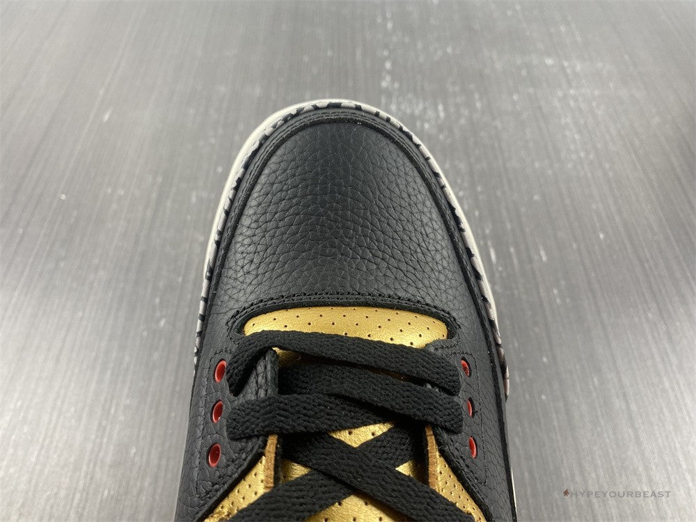 Air Jordan 3 'Black Cement Gold'