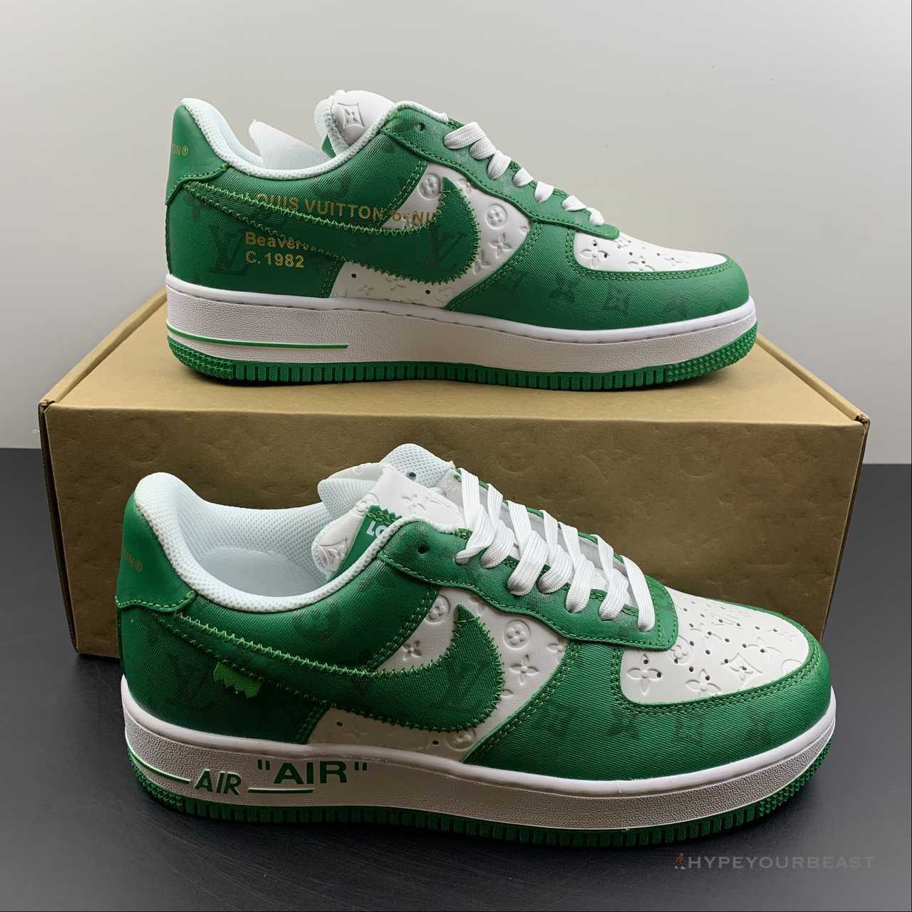 Nike Air Force 1 Low 'LV Monogram Green Off-White'