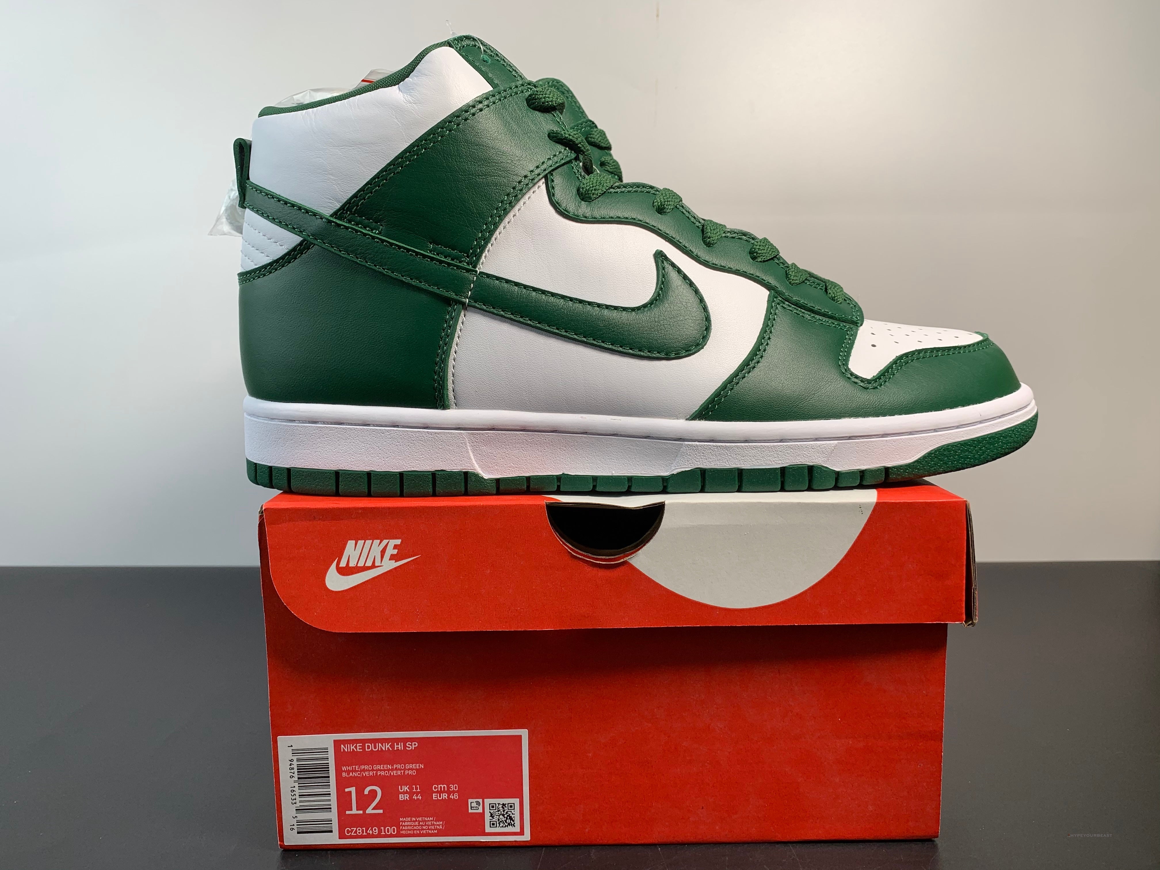 Nike Dunk High Spartan Green