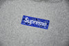 Supreme Bandana Box Logo Hoodie Grey Blue