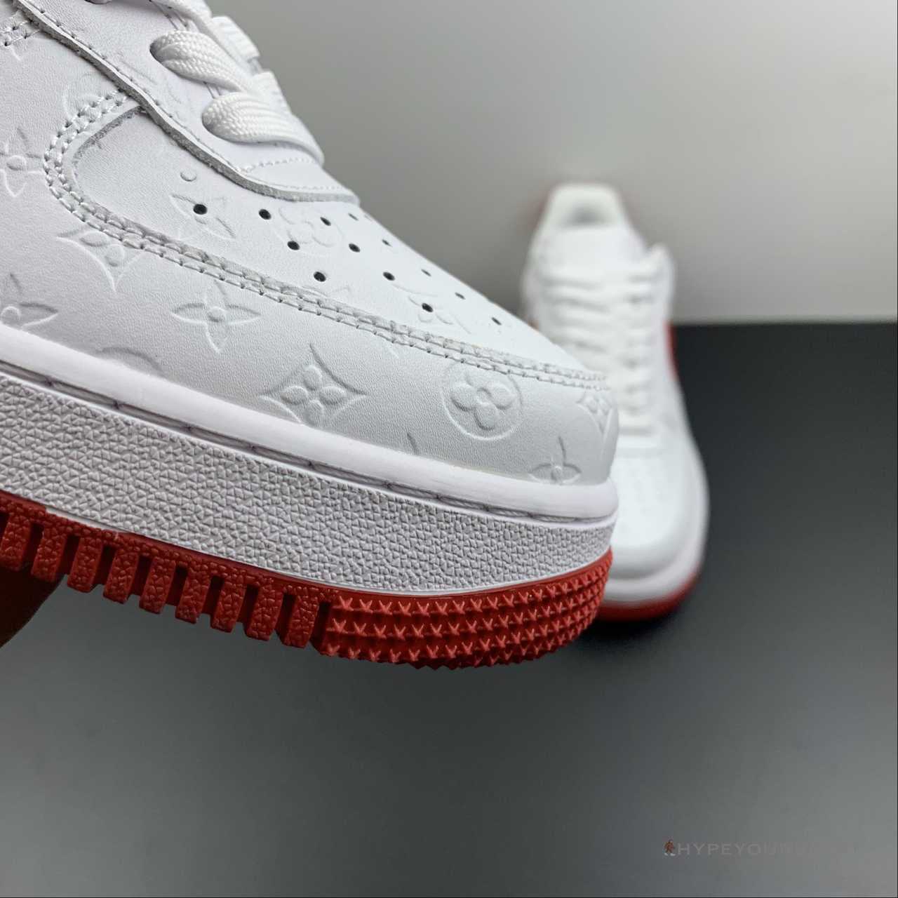 Nike Air Force 1 Low 'LV Monogram White Red Off-White'