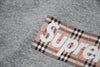 Supreme X Brbrry Box Logo Hoodie Grey