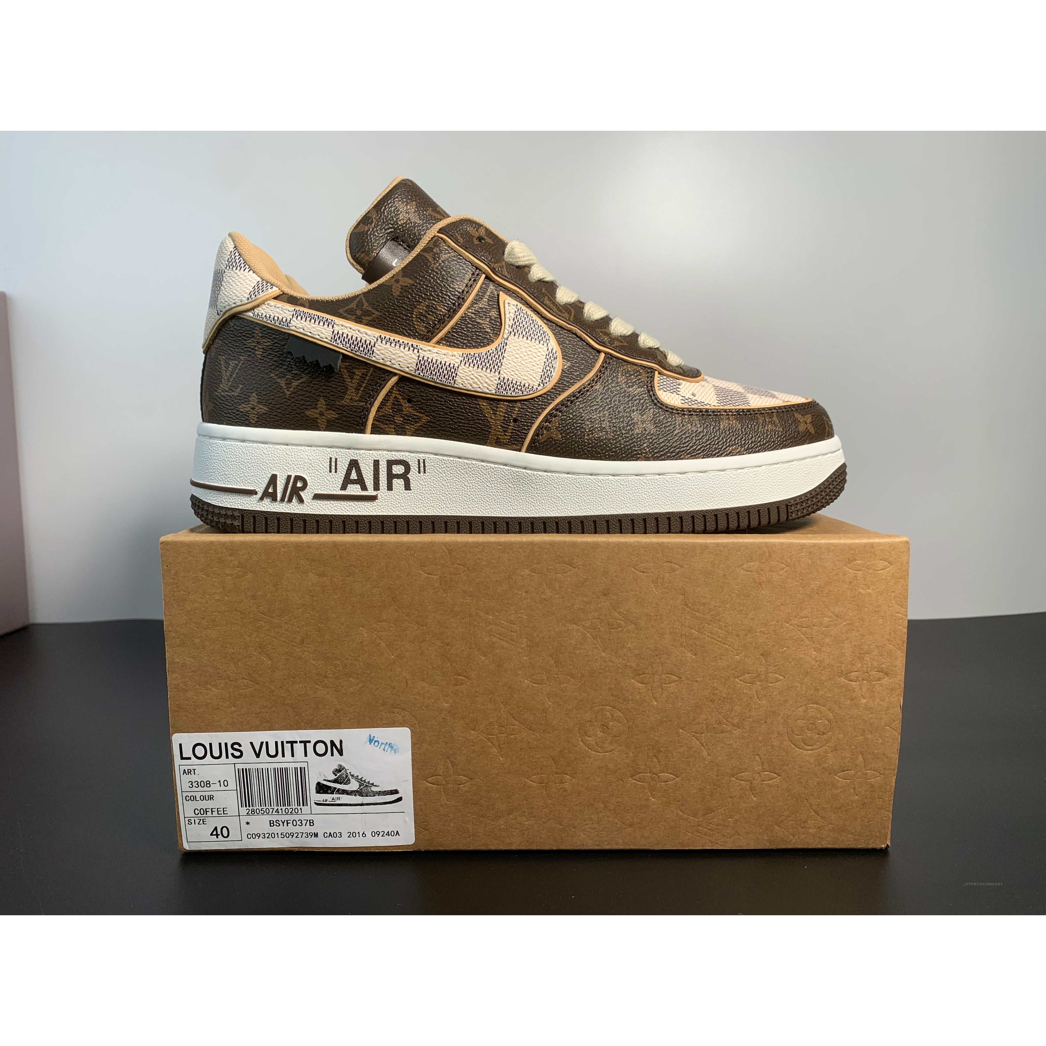 Nike Air Force 1 Low 'LV Monogram Brown Off-White'