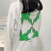 Off-White Green Hoodie - White