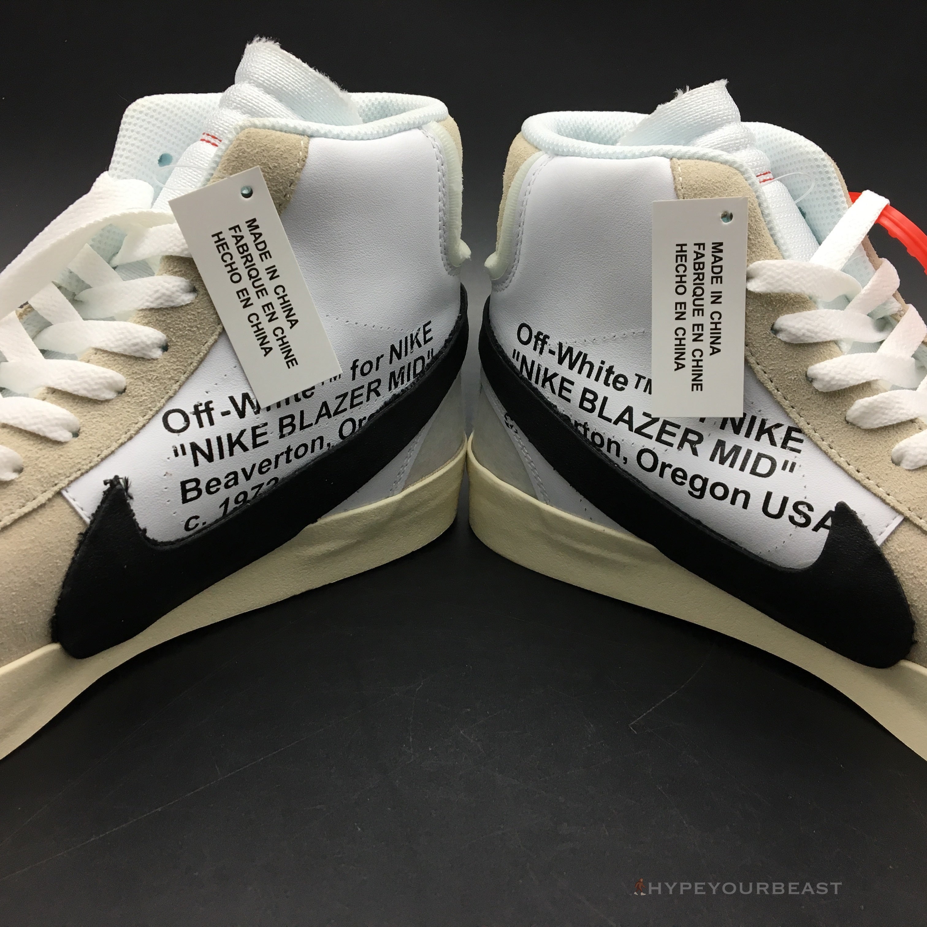 Off White X Nike Mid Blazer White