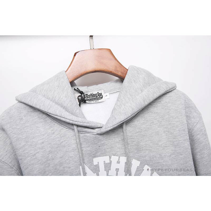 BAPE x Bathing Ape Head Hoodie 'GREY'