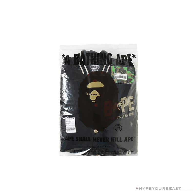 BAPE OVO Patchwork Baseball Owl Jacket