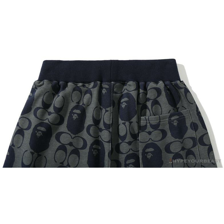 BAPE x COACH Co-Branded Dark-Blue Shorts