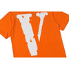 Vlone Orange Staple Tee Shirt