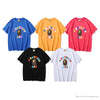 BAPE Little Ape Head Colorful Classic Tee Shirt 'BLACK'