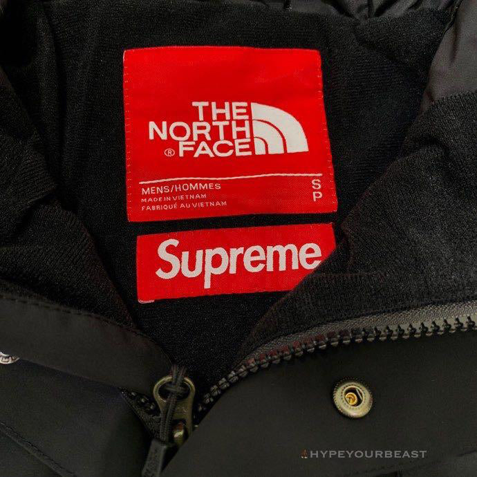 Supreme X TNF Black White