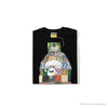 BAPE Ape Man Head 28th Anniversary Camouflage Color Block Tee Shirt 'BLACK'