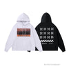 Off White Hoodie Flamingo - White