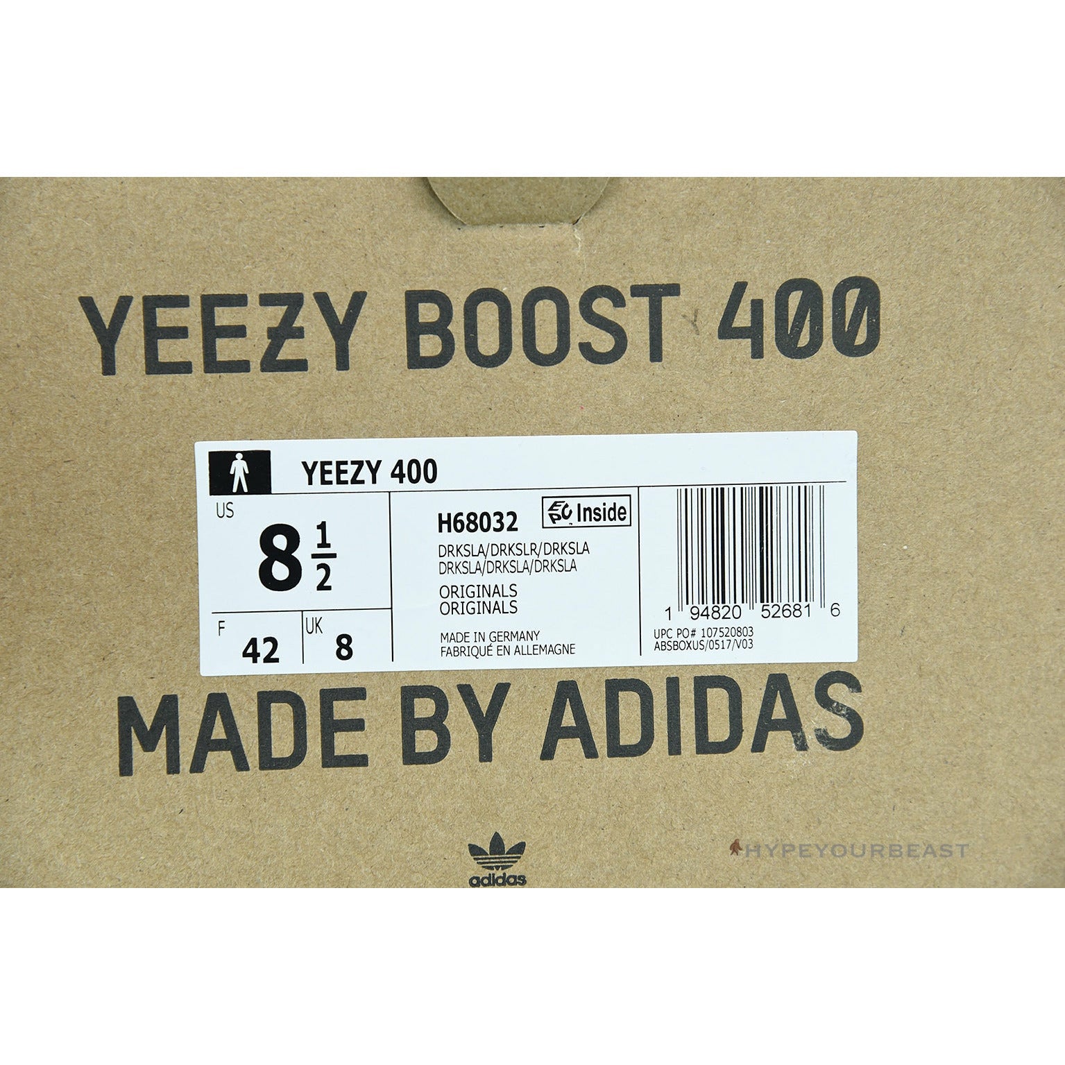Adidas Yeezy Boost 400 Black